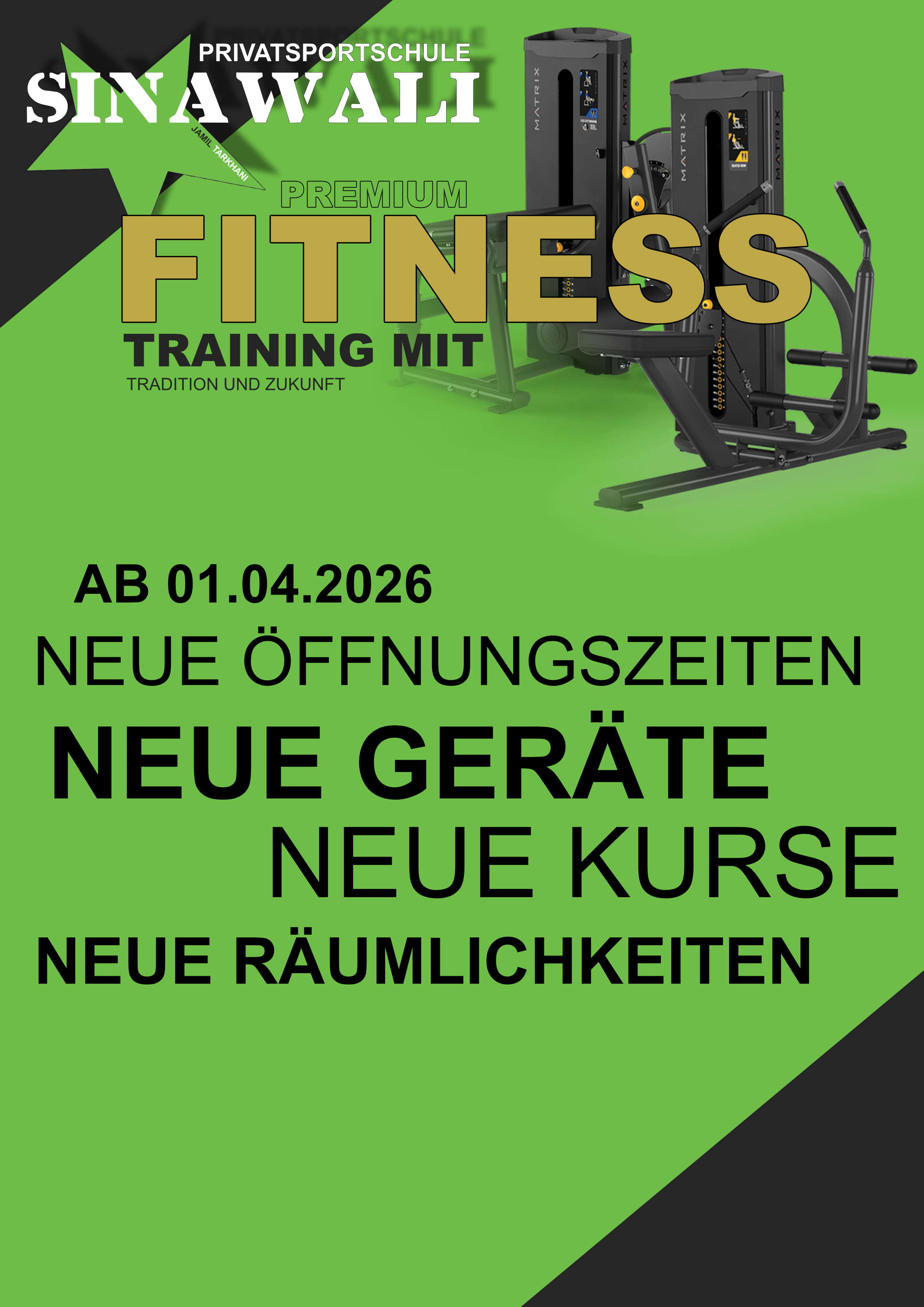 Sinawali Fitness - Ankndigung